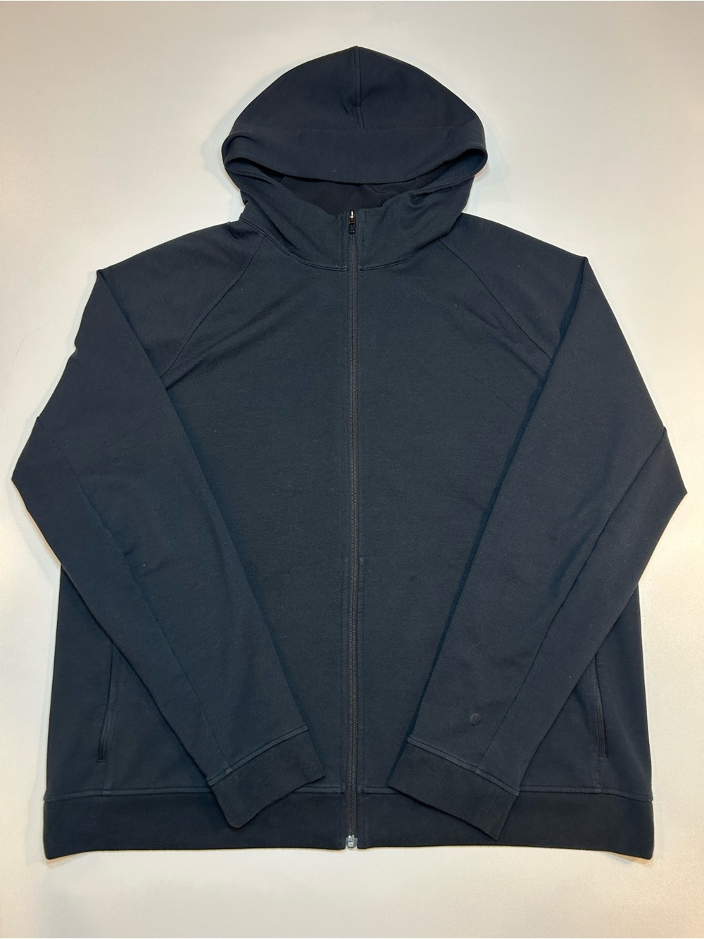 Lululemon City Sweat Full Zip Hoodie Black Stretch French Terry Jacket
